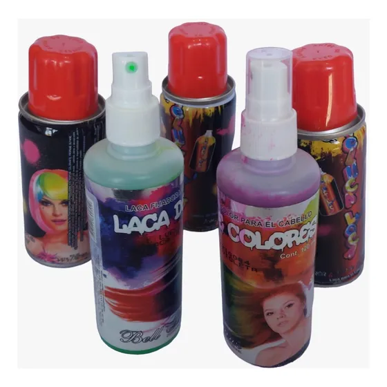 Laca De Colores Cabello 120ml 