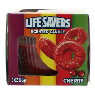Vela Perfumada Life Savers Cherry, Tarro De 90 Ml, 25 H De D Vela Perfumada Life Savers Cherry, Tarro De 90 Ml, 25 H De D