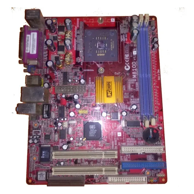Motherboard Pc Chips M810 V-7.5c No Anda - Kl Ventas