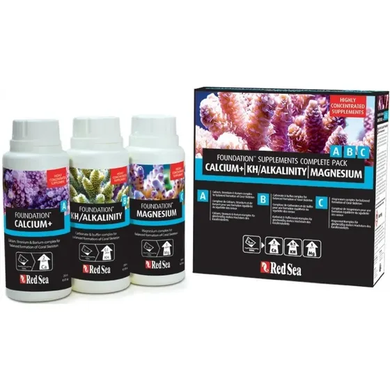 Red Sea Reef Foundation A/b/c Pack 3x250ml Mcp