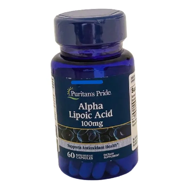 Alpha Lipoic Acid  100mg  60caps Puritan´s Pride Sin Sabor