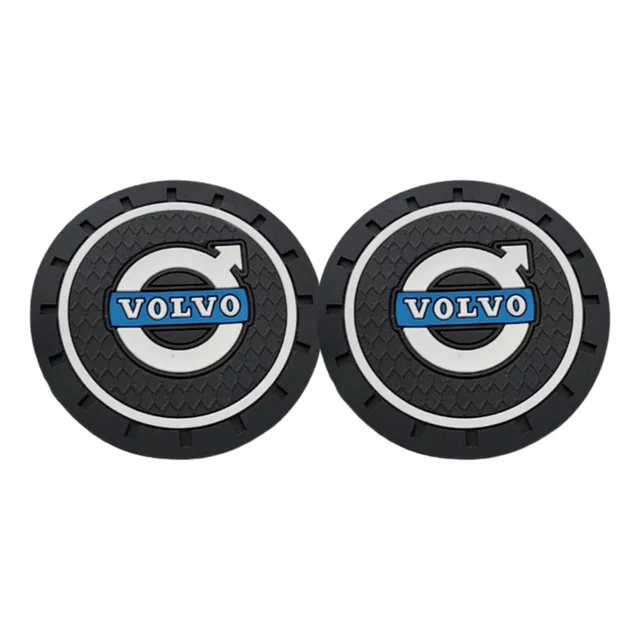 Posavasos Volvo 2 Unidades ( Goma) - Automóvil