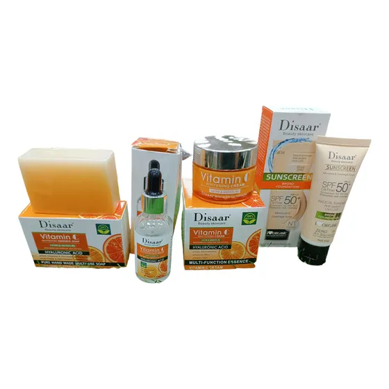 Kit Disaar De Cuidado Facial Blanqueador Con Vitamina C