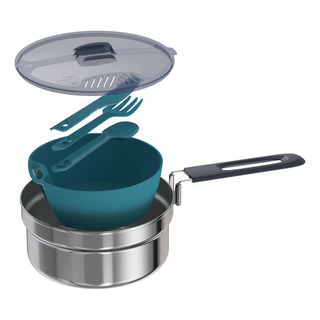 Conjunto De Cozinha De Trilha Inox 1 Pessoa Mh100 Quechua Conjunto De Cozinha De Trilha Inox 1 Pessoa Mh100 Quechua