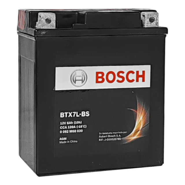 Bateria De Moto Bosch Btx7l-bs 12v 6ah