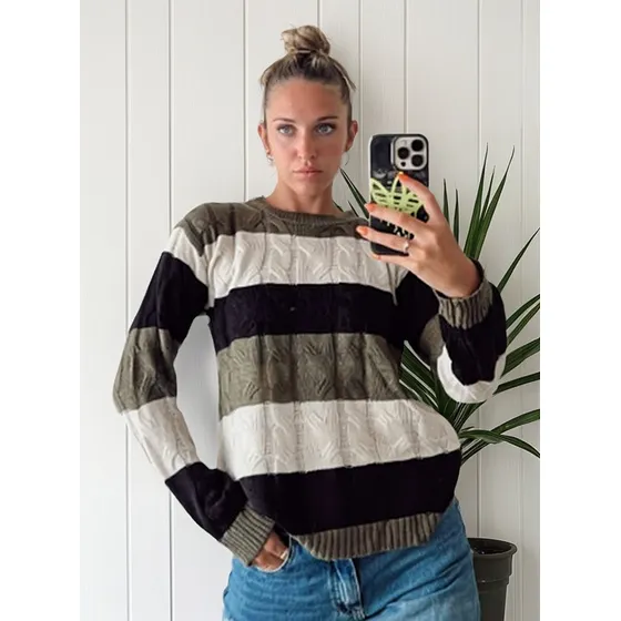 Sweater De Hilo Marina