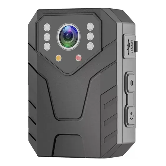 Câmera Corporal 1080p Hd Anti-vibração Com Visão Noturna