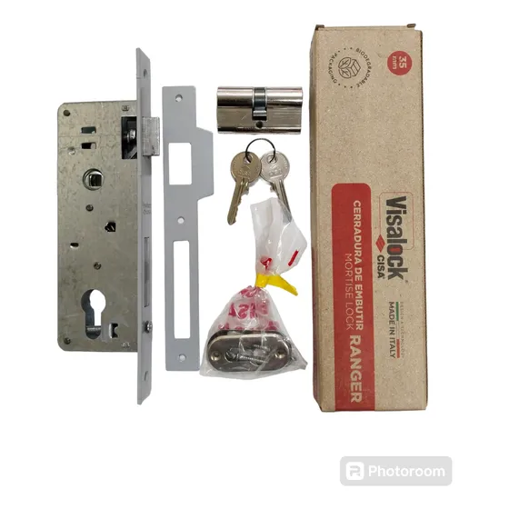 Combo De 3 Cerraduras De 35mm Sobreponer Marca Visalock Cisa
