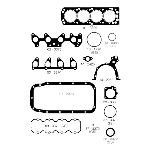 Juego Completo Juntas De Motor Chevrolet Corsa/astra 1.6 8v
