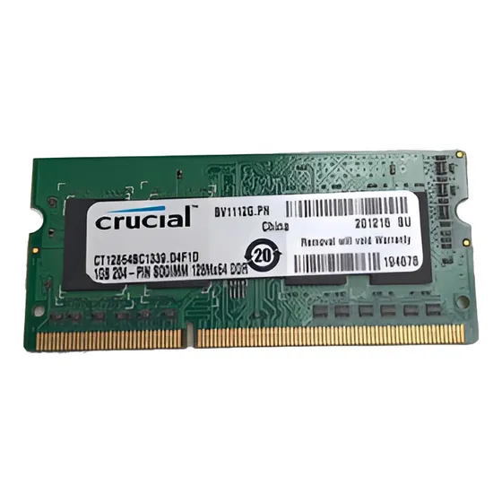 Memoria Ram Crucial 1gb Ddr Sodimm 128mx64