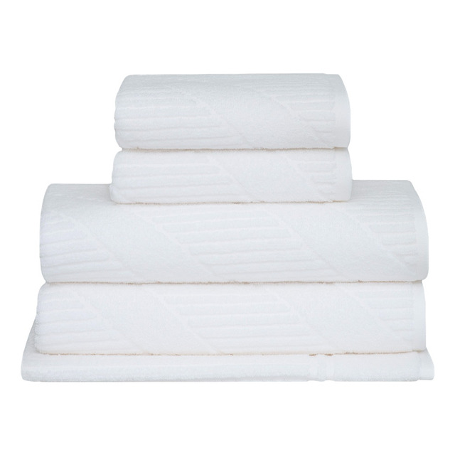 Jogo De Toalhas Buddemeyer Jazz Extra Soft 5 Cor Branco Lisa Jogo De Toalhas Buddemeyer Jazz Extra Soft 5 Cor Branco Lisa