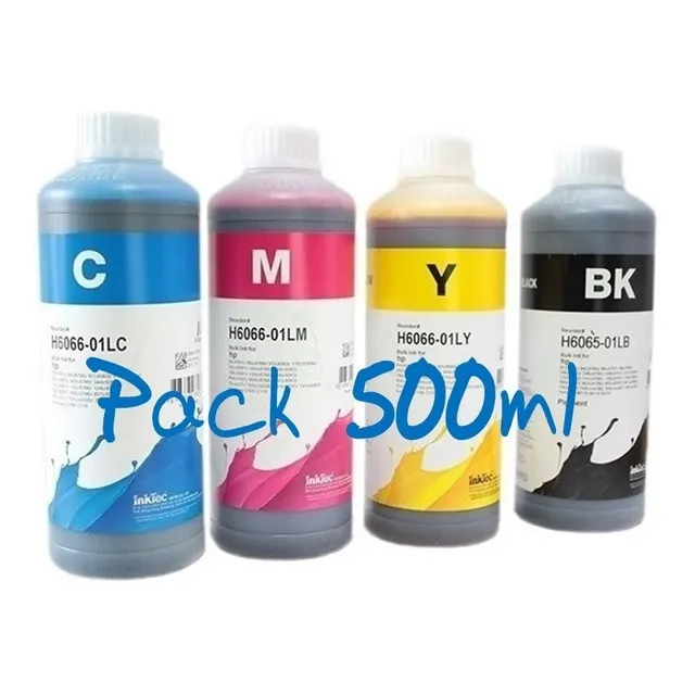 Kit 500ml Tinta Para Recarga Cartuchos Hp 667 664 662 Cmyk