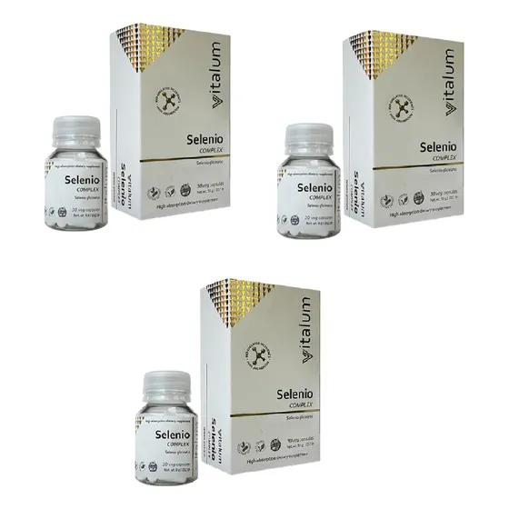 Pack X3 Selenio Complex Sistema Inmune Vitalum 30 Cap