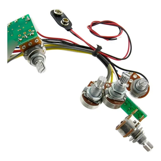 Circuito Pre Activo P/ Bajo Artec Se-3 5 Potes Eq. 3 Bandas