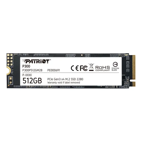 Ssd M.2 512gb Patriot Pcie Gen3 X4