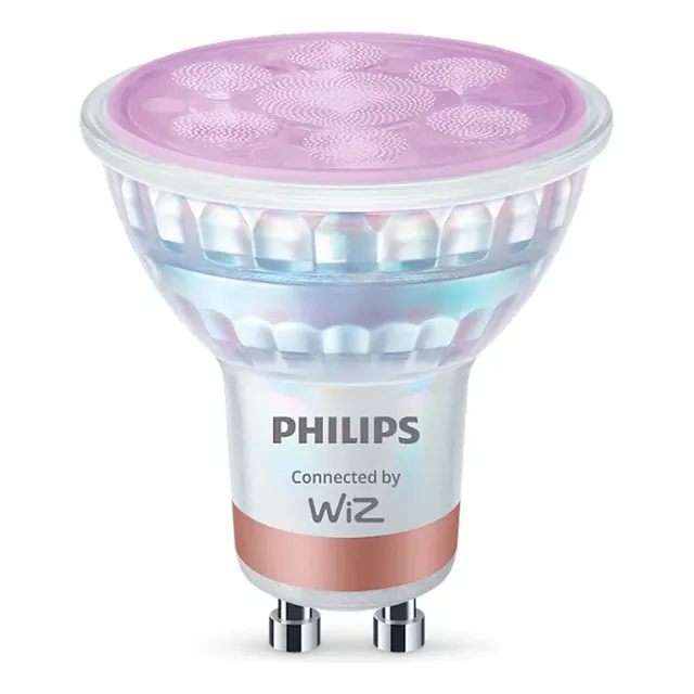 Wiz Foco Dicroico Led Inteligente Wifi + Bt Rgb A60 Gu10 50w