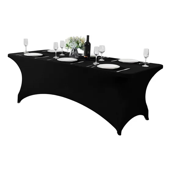 Mantel Forro En Spandex Para Mesa Plegable, Eventos 244*76cm