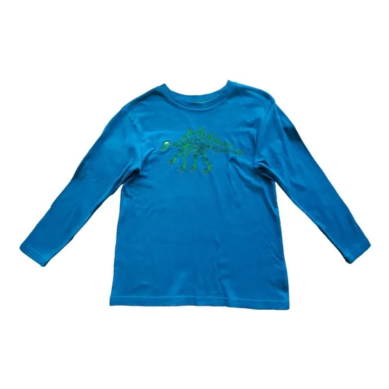 Camisa Azul Para Niños Manga Larga Talla 7 Oshkosh B'gosh