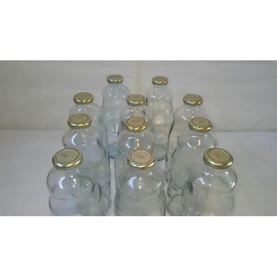 Botellas  Frascos De Vidrio De Yukeri Un Litro (12 Unid)