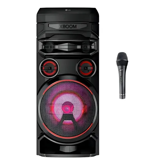 Torre De Sonido Xboom Rnc7 Bluetooth Karaoke Star Negro 1000 W LG | Cuotas sin interés