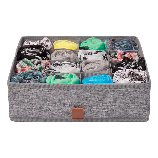 Organizador De Ropa Interior Caja Divisor Separador Cajon