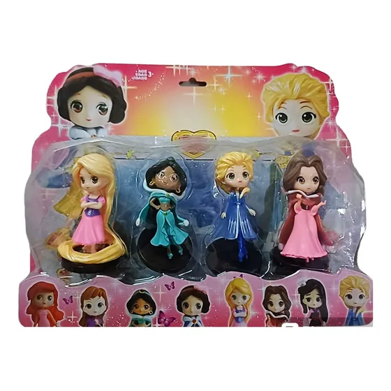 Princesas Disney  Set X4 Muñecas  