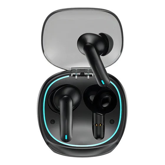 Auriculares Bluetooth Usams Xj13 Tws Enc Gamer, color negro