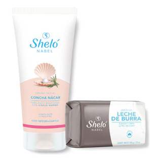 Concha Nácar + Jabón Leche De Burra Antimanchas Sheló Nabel Concha Nácar + Jabón Leche De Burra Antimanchas Sheló Nabel