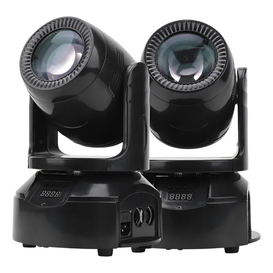 Kit 2 Moving Head Led Beam 100w Rgbw Prisma E Gobo Giratório