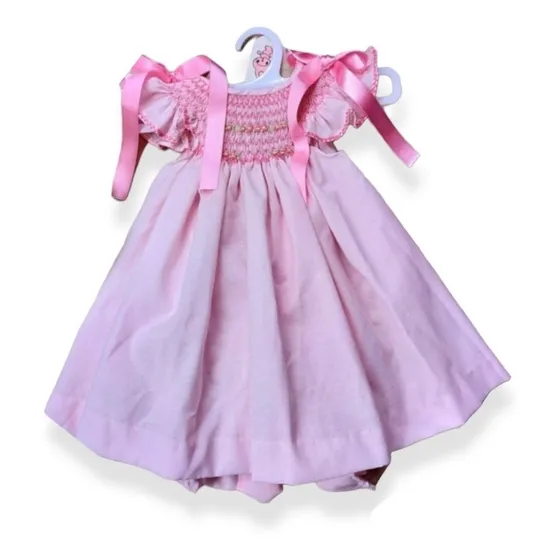 Vestido De Recién Nacida Bebe Niña Ropa