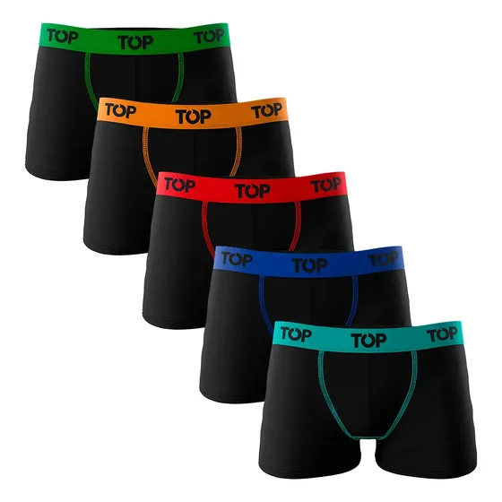 Bóxer Niño Algodón Color Pack 5 C8 Top