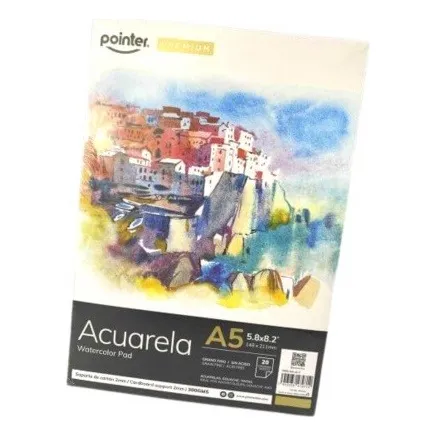 Block Para Acuarela A5 Art-pro 300 Grs Pointer