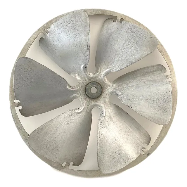 Aspa Metálica Usada 34 Cm. Eje De 1/2 Para A/c De Ventana