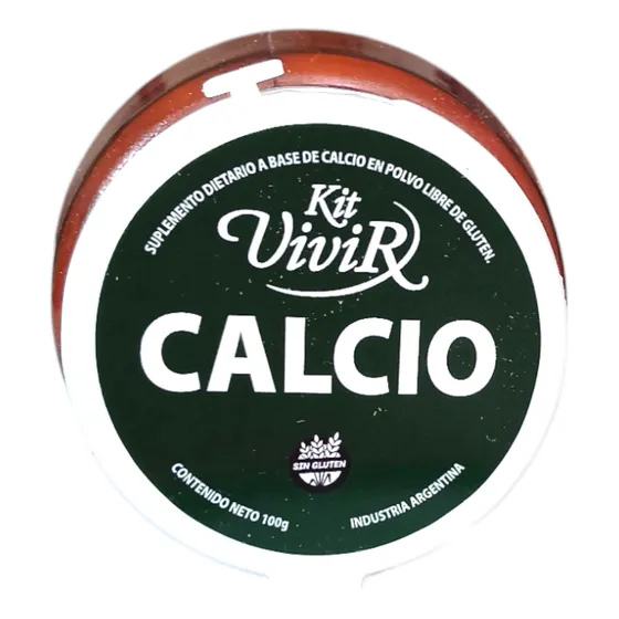 Calcio Línea Pura Libre De Gluten Kit Vivir 100 Porciones