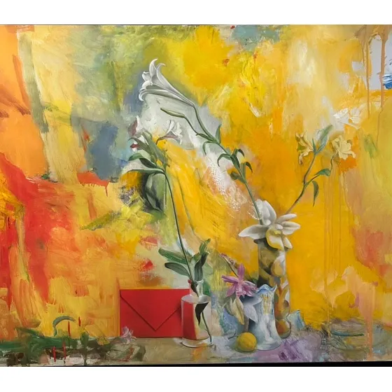 Obras De Arte Santiago Cardenas Óleo Sobre Lino 86x130 Cm