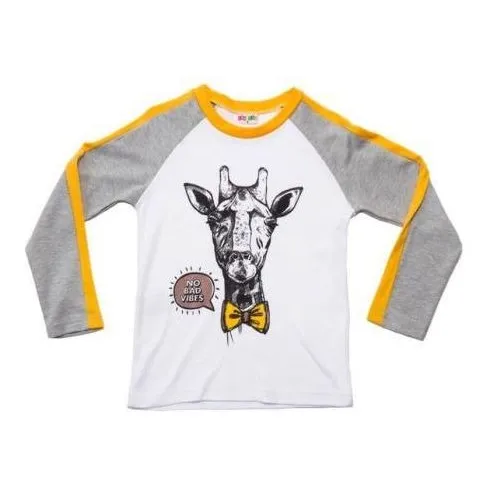 Franela Bambino Funny Giraff Para Niños