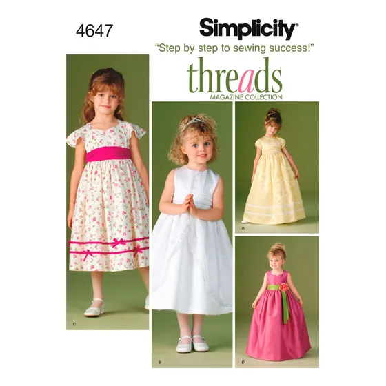 4647  patron Costura Para Hacer Vestido Niño Ocasion