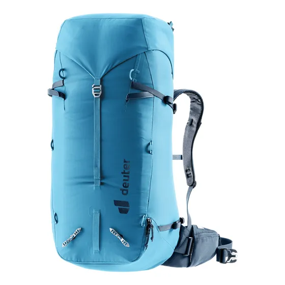 Mochila Deuter Guide 44+8l Trekking Escalada Sky Ansilta Color Wave Ink Diseño De La Tela Lisa