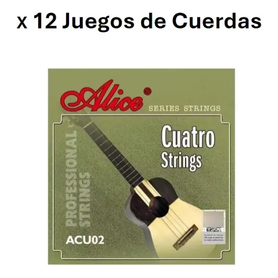 Cuerdas De Cuatro Marca Alice 100% Original (docena)
