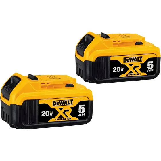 Set De 2 Baterias Genuinas Dewalt Dcb205 Xr 20v 5 Ah
