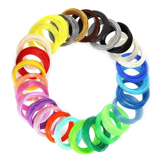 28colors Pla 3d Printing Pen Filament Refill, Each Color ...