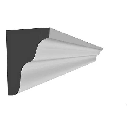 Molduras Telgopor Exterior Cornisa Techo Ca23 90 Mm X 60 Mm