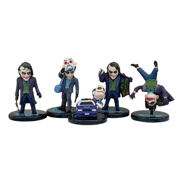 Colección X 5 Figuras Pequeñas Joker Heath Ledger 5 Cms