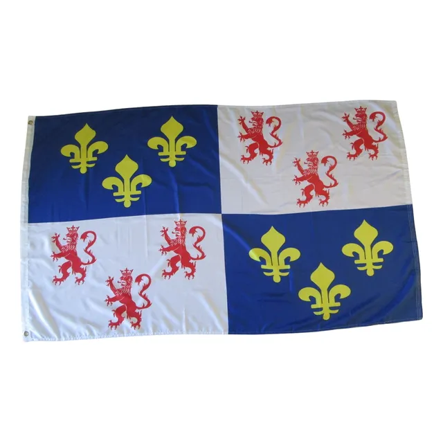Bandera Francia Picardy Doble Faz Tamaño 90cm X 150cm Tela 