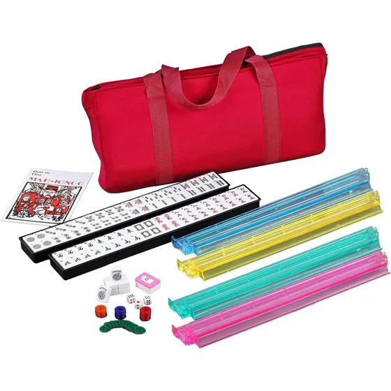Juego De Mahjong Americano Usamjtable, 166 Fichas, 4 Unidade