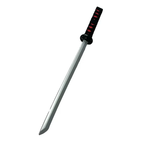 Espada Katana Demon Slayer Kimetsu No Yaiba Tanjiro Kamado Color Gris/negro/rojo