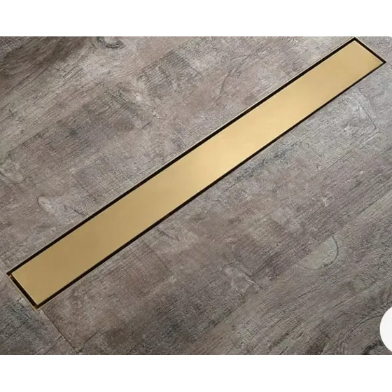 Eup Centro Piso- Desague Revestimiento Dorado Satin 60cm 