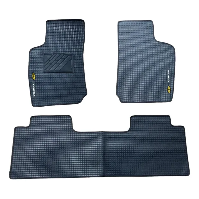 Alfombra Piso Para Chevrolet Corsa Color Negro