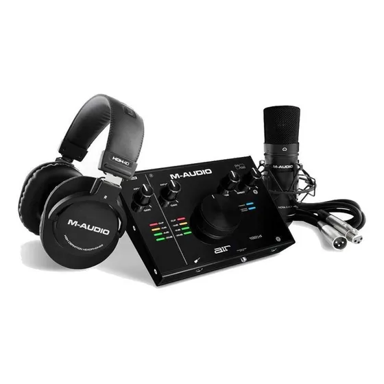 Kit Interface De Áudio M-audio Air 192 Com Microfone E Fone