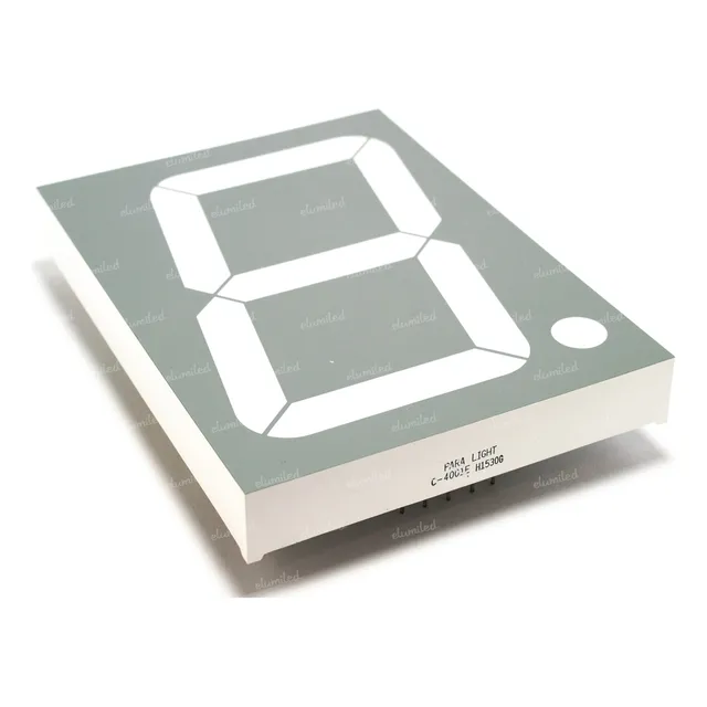 4 Displays 7 Segmento 4 PuLG 10cm Anodo Comun Rojo A/brillo
